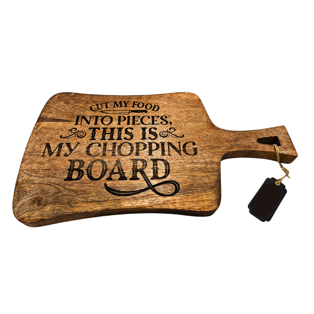 Custom Engraved Wooden Chopping Board - Personalized Design