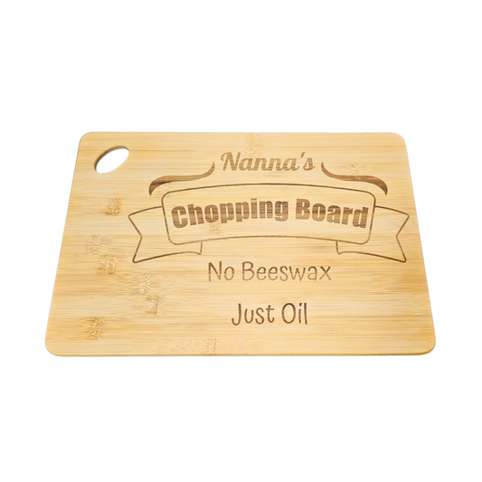 Custom Engraved Bamboo Chopping Board - Personalized Design