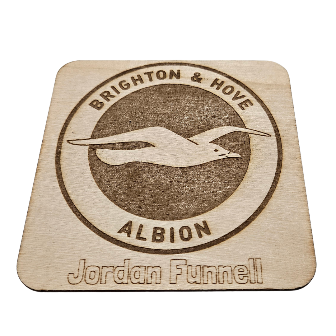 Personalized Wooden Coaster with Custom Engraving - The Perfect Gift