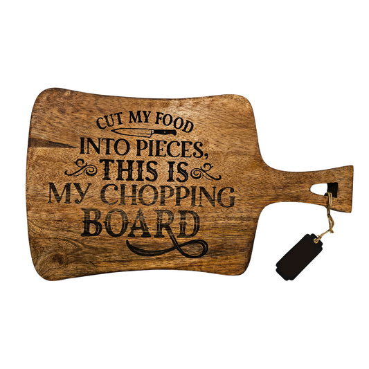 Custom Engraved Wooden Chopping Board - Personalized Design